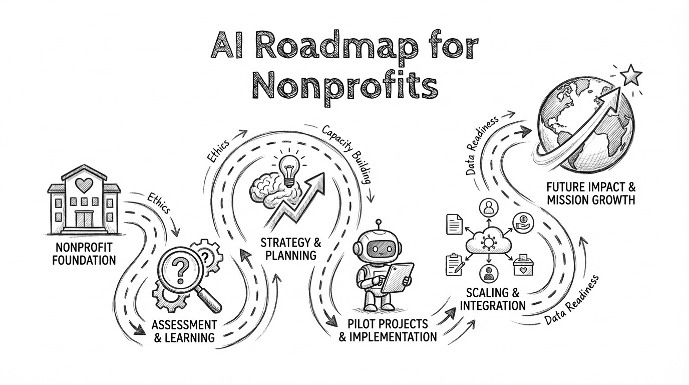 Roadmap: Steps to implement AI in your organization