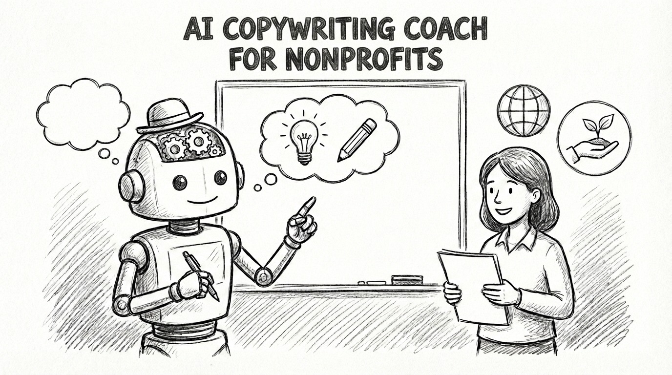 AI copywriting coach for nonprofits